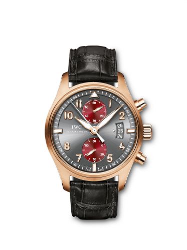 Watch Winder for watch IWC Pilot Pilot's Watch Spitfire Chronograph Tribeca Film Festival 2014 Red Gold