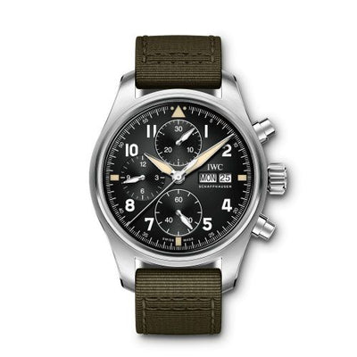 Uhrenbeweger für Uhr IWC Pilot Pilot's Watch Chronograph Spitfire Stainless Steel / Black / Textile