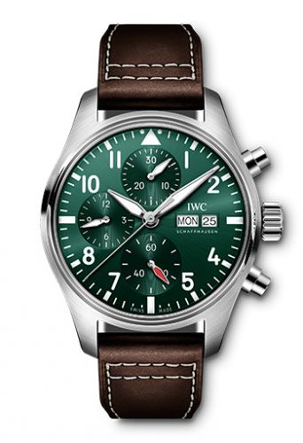 Uhrenbeweger für Uhr IWC Pilot Pilot's Watch Chronograph 41 Stainless Steel / Green