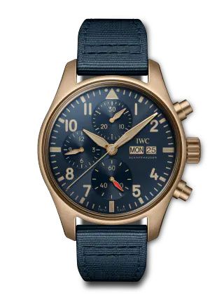 Remontoir à montres pour montre IWC Pilot Pilot's Watch Chronograph 41 Bronze / Bleu