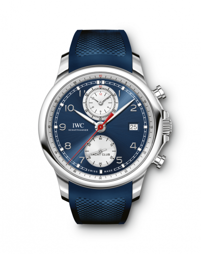 Watch Winder for watch IWC Portugieser Portuguese Yacht Club Chronograph 43.5 Stainless Steel / Blue / Summer Edition