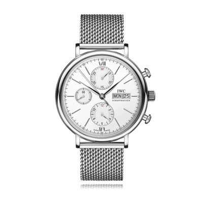 Uhrenbeweger für Uhr IWC Portofino Portofino Chronograph Stainless Steel / Silver / Milanese
