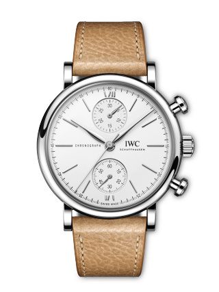 Remontoir à montres pour montre IWC Portofino Portofino Chronograph 39 Stainless Steel / Argent