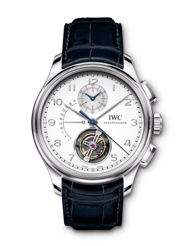 Watch Winder for watch IWC Portugieser Portugieser Tourbillon Rétrograde Chronograph Platinum / Silver