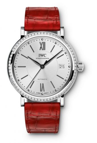 Watch Winder for watch IWC Portofino Portofino Automatic 37 Stainless Steel / Diamond / Silver