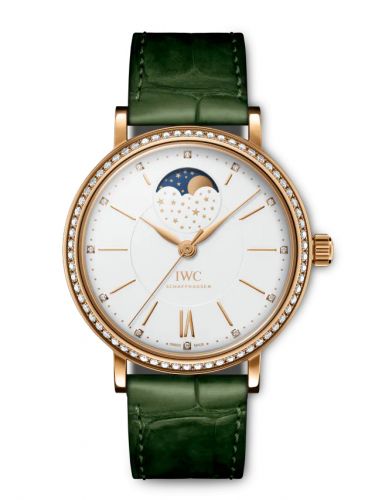 Remontoir à montres pour montre IWC Portofino Portofino Automatic Moon Phase 37 Red Or / Diamond / Argent