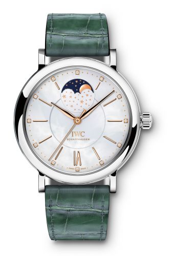 Remontoir à montres pour montre IWC Portofino Portofino Automatic Moon Phase 37 Stainless Steel / MOP