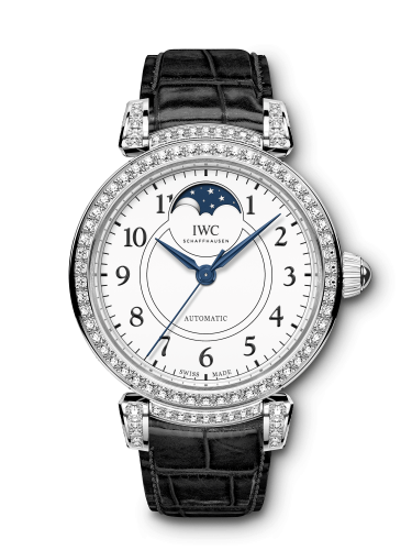 Remontoir à montres pour montre IWC Da Vinci Da Vinci 36 Moonphase "150 Years" Or Blanc / Diamond / Blanc