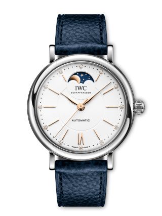 Remontoir à montres pour montre IWC Portofino Portofino Automatic Moon Phase 37 Stainless Steel / Argent