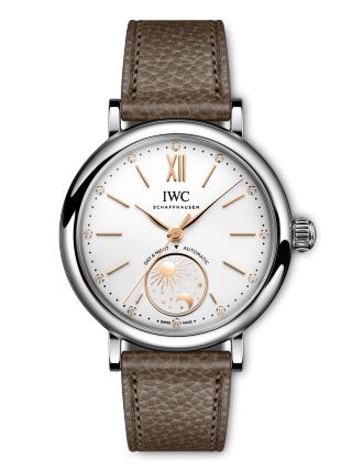 Remontoir à montres pour montre IWC Portofino Portofino Day & Night 34 Stainless Steel / Argent