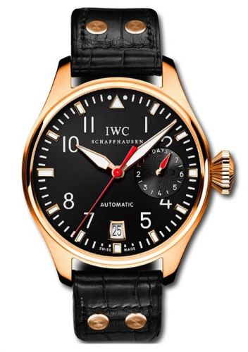 Remontoir à montres pour montre IWC Big Pilot Big Pilot Rose Or / Noire / Rabat