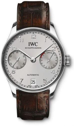 Remontoir à montres pour montre IWC Portugieser Portugieser Automatic 5007 Stainless Steel / Argent / Ginza
