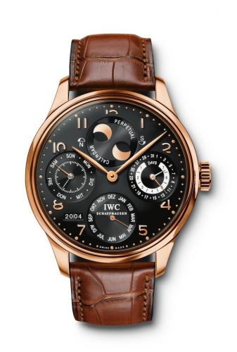 Watch Winder for watch IWC Portugieser Portuguese Perpetual Calendar 5021 Rose Gold / Black