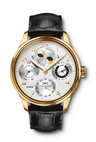Remontoir à montres pour montre IWC Portugieser Portuguese Perpetual Calendar 5021 Yellow Or / Argent