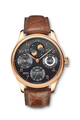 Watch Winder for watch IWC Portugieser Portuguese Perpetual Calendar 5021 Red Gold / Black