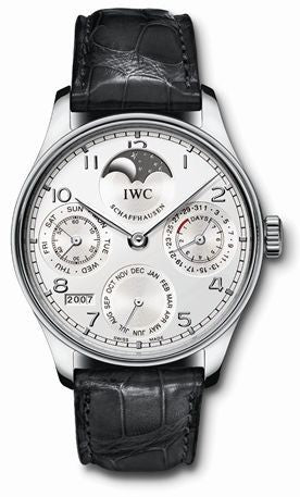 Watch Winder for watch IWC Portugieser Portuguese Perpetual Calendar 5022 Platinum / Silver