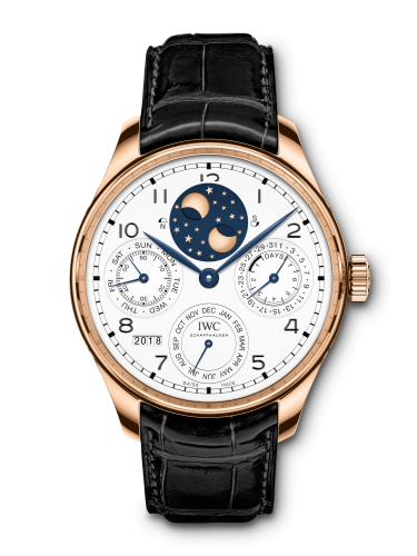 Watch Winder for watch IWC Portugieser Portugieser Perpetual Calendar Double Moon “150 Years” Red Gold / White