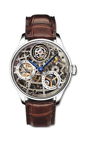 Remontoir à montres pour montre IWC Portugieser Portugieser Tourbillon Mystere Squelette Or Blanc