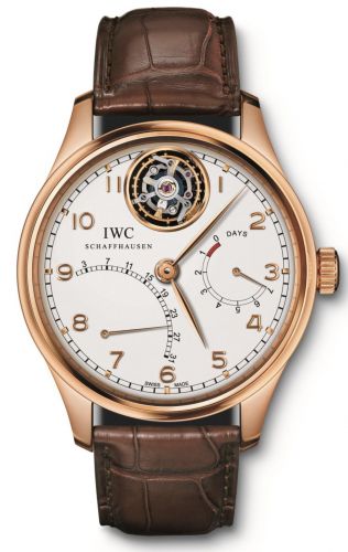 Watch Winder for watch IWC Portugieser Portuguese Tourbillon Mystère Rétrograde Red Gold / Silver