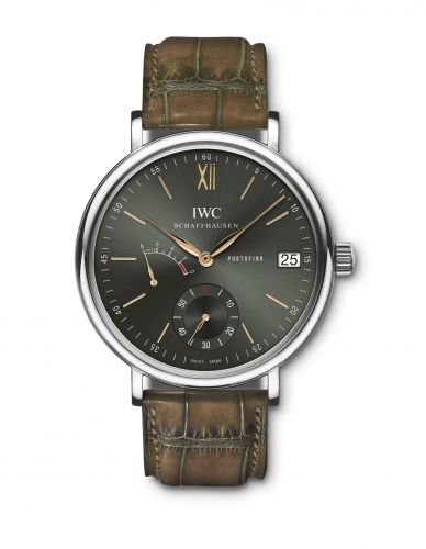 Remontoir à montres pour montre IWC Portofino Portofino Hand-Wound Eight Days Stainless Steel / Verte / Harrods