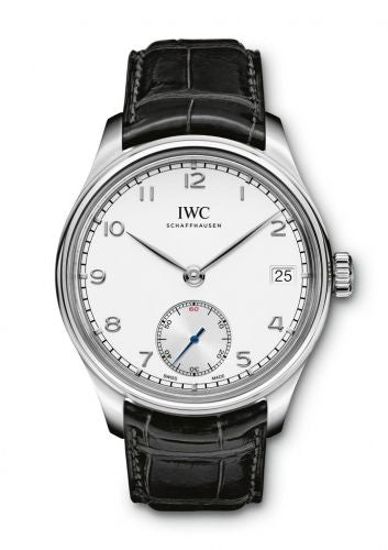 Watch Winder for watch IWC Portugieser Portuguese Hand-Wound Eight Days Stainless Steel / Silver