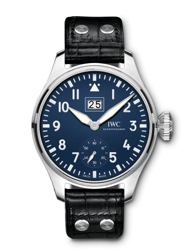 Remontoir à montres pour montre IWC Big Pilot Big Pilot's Watch Big Date 150 Years Stainless Steel / Bleu