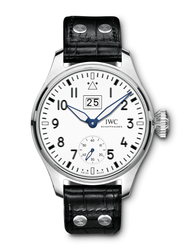 Remontoir à montres pour montre IWC Big Pilot Big Pilot's Watch Big Date 150 Years Stainless Steel / Blanc