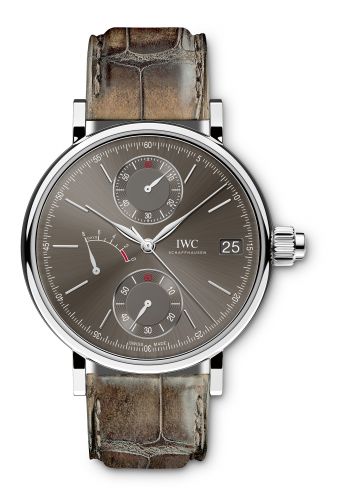 Remontoir à montres pour montre IWC Portofino Portofino Hand-Wound Monopusher Or Blanc / Slate