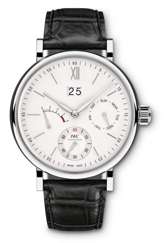 Remontoir à montres pour montre IWC Portofino Portofino Hand-Wound Day & Date Stainless Steel / Argent