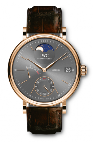 Remontoir à montres pour montre IWC Portofino Portofino Hand-Wound Eight Days Moonphase Red Or / Ardoise