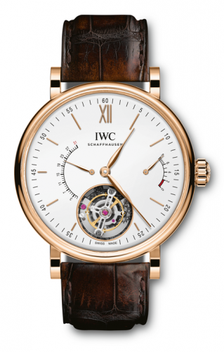 Remontoir à montres pour montre IWC Portofino Portofino Hand-Wound Tourbillon Rétrograde Red Or / Argent