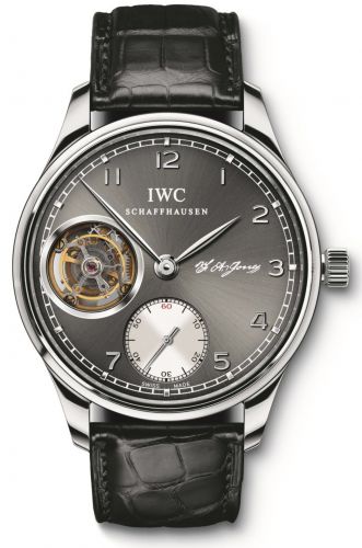 Remontoir à montres pour montre IWC Portugieser Portugieser Tourbillon Hand-Wound F.A. Jones Or Blanc / Ardoise