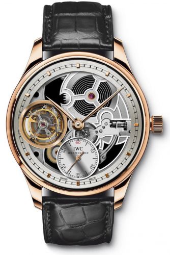 Remontoir à montres pour montre IWC Portugieser Portugieser Tourbillon Hand-Wound Squelette Red Or