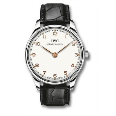 Watch Winder for watch IWC Portugieser Portuguese Hand-wound Pure Classic Stainless Steel / Silver
