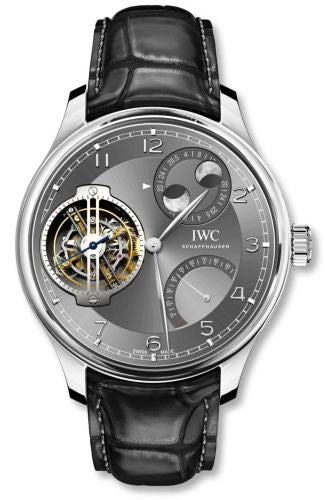 Remontoir à montres pour montre IWC Portugieser Portugieser Constant-Force Tourbillon Double Moon Platinum / Ardoise