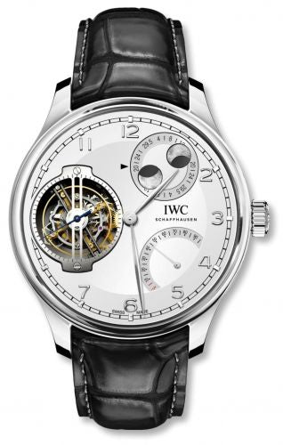 Remontoir à montres pour montre IWC Portugieser Portugieser Constant-Force Tourbillon Double Moon Platinum / Argent