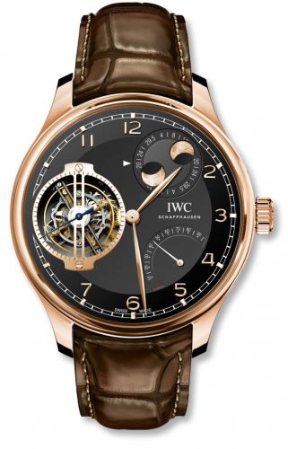 Remontoir à montres pour montre IWC Portugieser Portugieser Constant-Force Tourbillon Double Moon Red Or / Noire