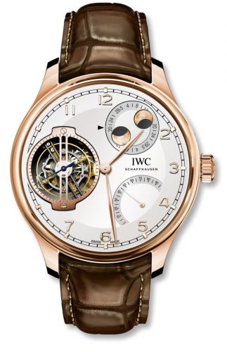 Remontoir à montres pour montre IWC Portugieser Portugieser Constant-Force Tourbillon Double Moon Red Or / Argent
