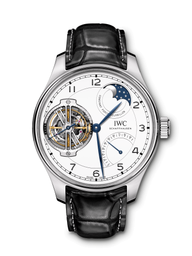 Watch Winder for watch IWC Portugieser Portugieser Constant-Force Tourbillon Edition “150 Years” Platinum / White