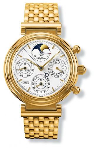 Remontoir à montres pour montre IWC Da Vinci Da Vinci Perpetual Yellow Or / Blanc / German / Bracelet
