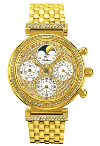 Watch Winder for watch IWC Da Vinci Da Vinci Perpetual Yellow Gold / Diamond / Paved / French