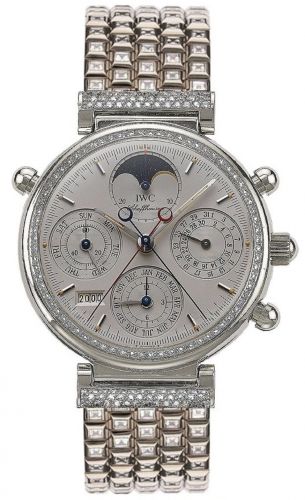 Watch Winder for watch IWC Da Vinci Da Vinci Perpetual Rattrapante Platinum / Diamond / Silver / English / Bracelet