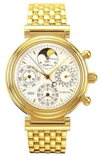 Watch Winder for watch IWC Da Vinci Da Vinci Tourbillon Yellow Gold / French / Bracelet