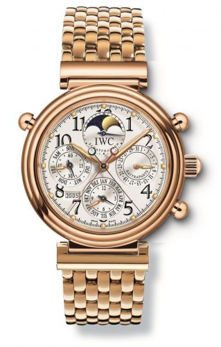 Watch Winder for watch IWC Da Vinci Da Vinci Perpetual Rattrapante Rose Gold / Silver / English / Bracelet