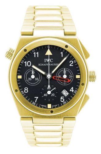 Remontoir à montres pour montre IWC Ingenieur Ingenieur Mecaquartz Chronograph Alarm Yellow Or / Noire / Bracelet