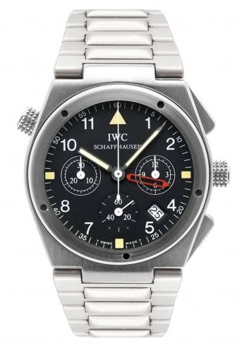 Remontoir à montres pour montre IWC Ingenieur Ingenieur Mecaquartz Chronograph Alarm Or Blanc / Noire / Bracelet
