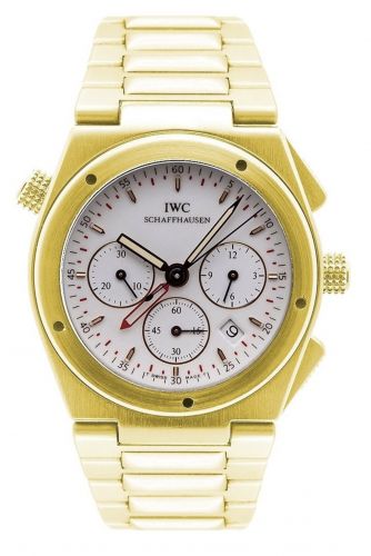 Remontoir à montres pour montre IWC Ingenieur Ingenieur Mecaquartz Chronograph Alarm Yellow Or / Blanc / Bracelet
