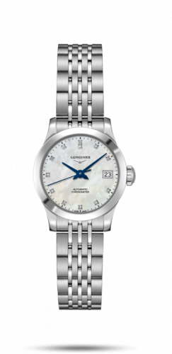 Watch Winder for watch Longines Record Record 26mm Stainless Steel / MOP-Diamond / Bracelet