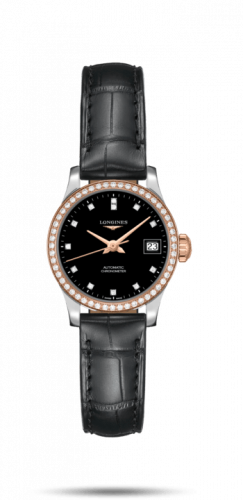 Watch Winder for watch Longines Record Record 26mm Stainless Steel / Pink Gold / Diamond / Black-Diamond / Alligator