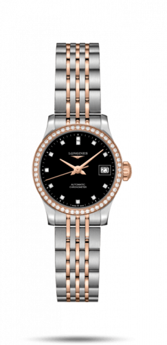 Watch Winder for watch Longines Record Record 26mm Stainless Steel / Pink Gold / Diamond / Black-Diamond / Bracelet